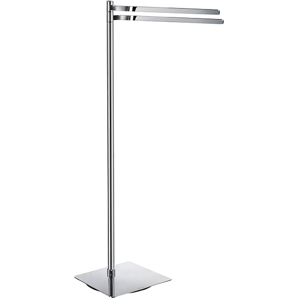 Smedbo Outline Freestanding Polished Chrome Double Towel Rail