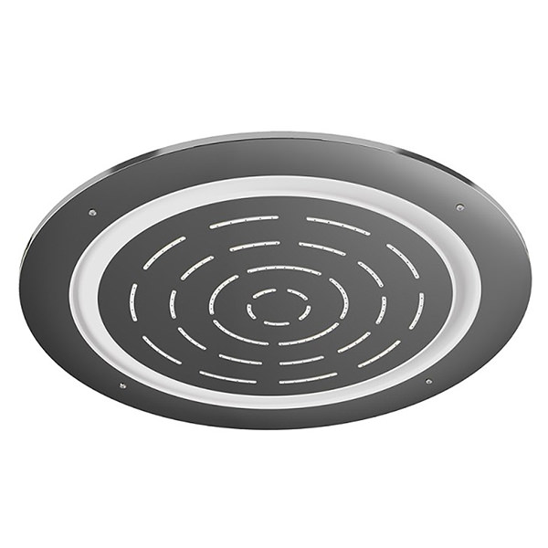 Additional image of Jaquar Maze Prime Round Shower Head with RGB LED Light 450mm - Stainless Steel - Ceiling Mounted