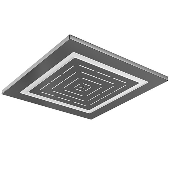 Additional image of Jaquar Maze Prime Square Shower Head with RGB LED Light 450 x 450mm - Stainless Steel - Ceiling Mounted