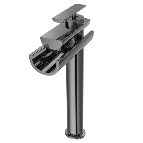 Additional image of Jaquar Artize Confluence High Neck Chrome Basin Mixer Tap with Open Spout - Lever Handle