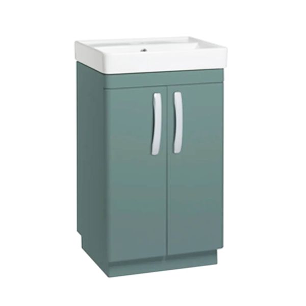 Alternate image of Tavistock Compass Freestanding Vanity Unit with Handles 700mm High - Two Door
