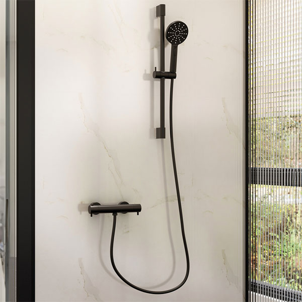 IMEX Design Matt Black Shower Hose - 1500mm