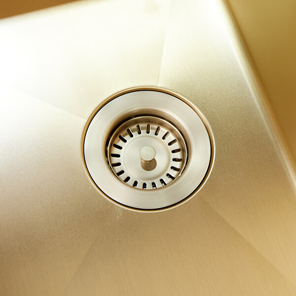 Alternate image of Nuie Top-Fix Round Kitchen Sink Waste with Stainless Steel Strainer