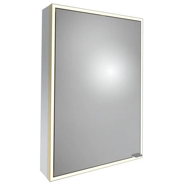 Additional image of Tavistock Portrait Illuminated Mirror Cabinet with Shaver Socket 500 x 700mm - Single Door