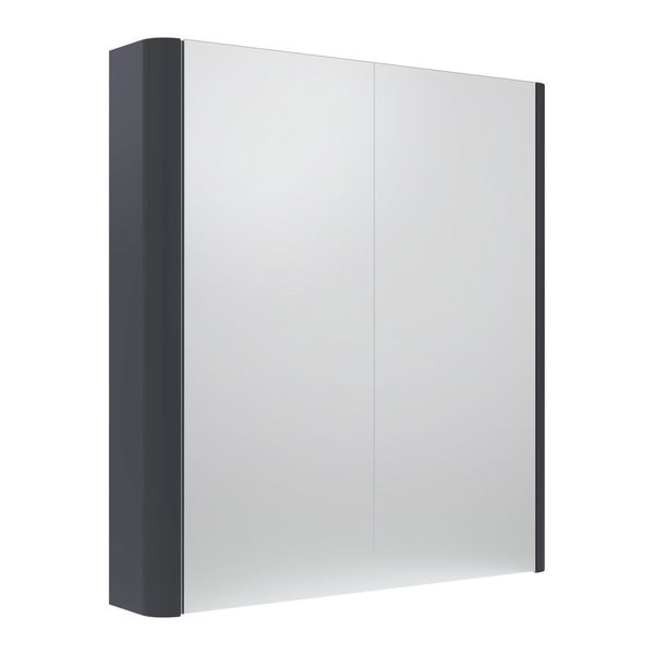 Additional image of Tavistock Compass Wall Hung Mirror Cabinet 600 x 650mm - Two Door