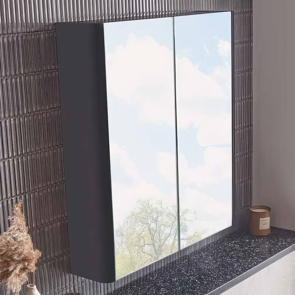 Alternate image of Tavistock Compass Wall Hung Mirror Cabinet 600 x 650mm - Two Door