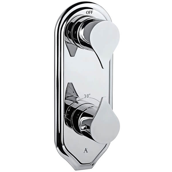 Jaquar Artize Tiaara Recessed Oval Thermostatic Shower Valve - 2 Controls