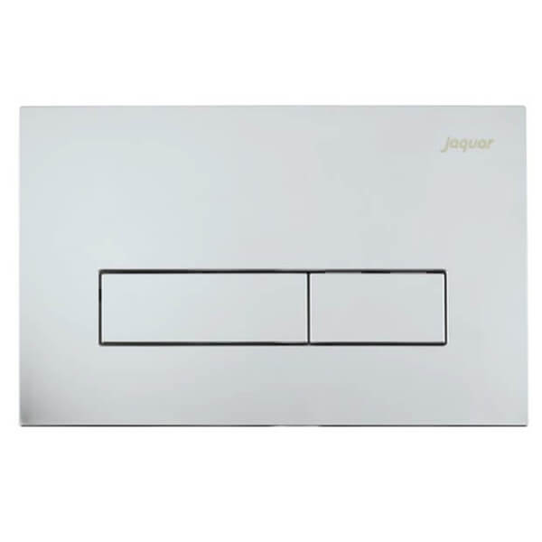 Jaquar Kubix Contemporary Dual Flush Buttons and Wall Plate - 236 x 152mm