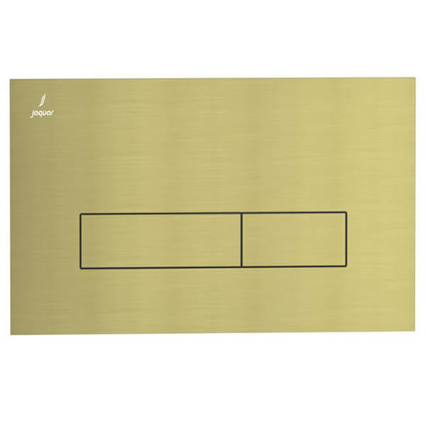 Additional image of Jaquar Kubix Contemporary Dual Flush Buttons and Wall Plate - 236 x 152mm