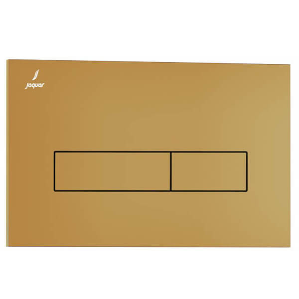 Alternate image of Jaquar Kubix Contemporary Dual Flush Buttons and Wall Plate - 236 x 152mm