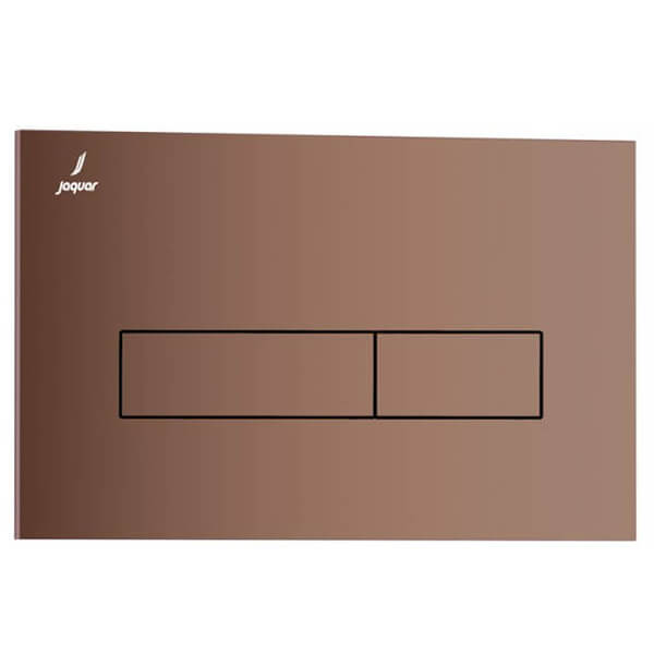 Alternate image of Jaquar Kubix Contemporary Dual Flush Buttons and Wall Plate - 236 x 152mm
