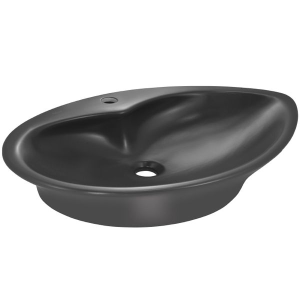 Additional image of Jaquar Artize Tiaara 1 Taphole 725mm Wide Countertop Basin