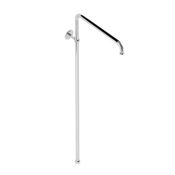 Jaquar 1120mm High Exposed L-Shape Rigid Riser Rail - Wall Mounted