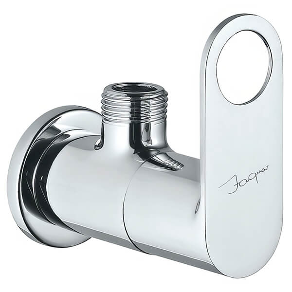 Jaquar Ornamix Prime Wall Mounted Round Stop Valve for Douche Kit with Wall Flange - Loop Handle