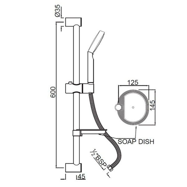 Technical drawing QS-V114057 / SHA-CHR-1150