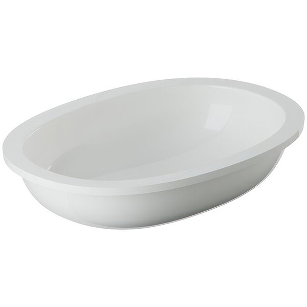 Jaquar Artize VIC Traditional 580 x 410mm White Oval Undercounter Washbasin
