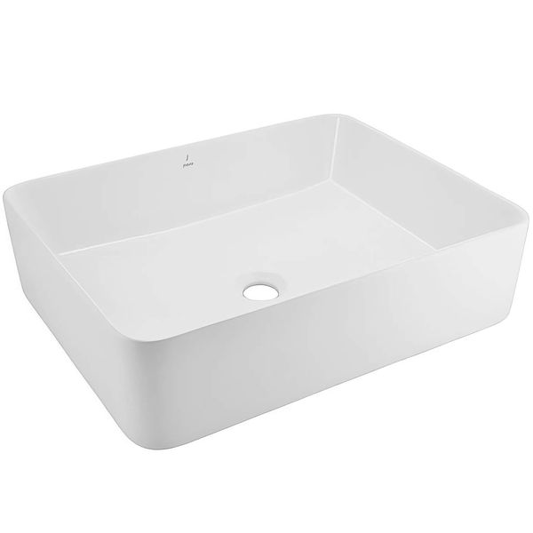 Additional image of Jaquar Designer Rectangular 530mm Thin Rim Countertop Basin
