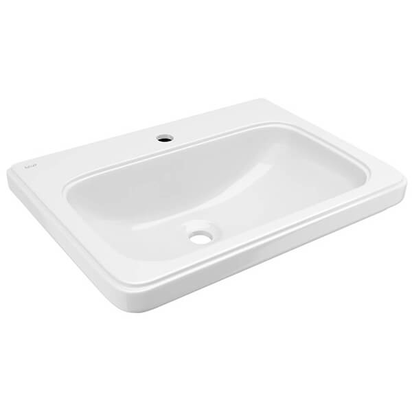 Jaquar Artize VIC Traditional 600 x 460mm White Rectangular Inset Basin