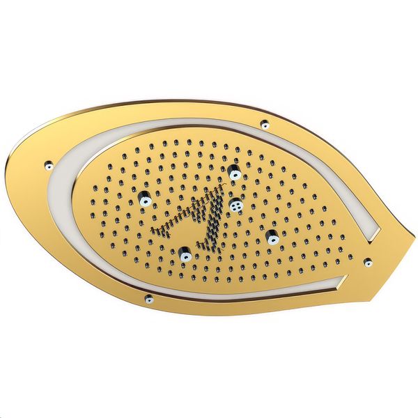 Alternate image of Jaquar Artize Tiaara Rainjoy Shower Head with RGB LED Light 600 x 350mm - Stainless Steel - Ceiling Mounted