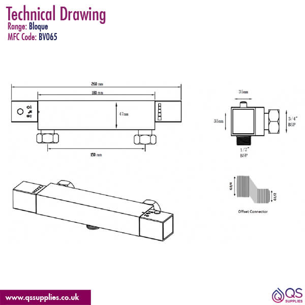 Technical drawing QS-V113588 / BV065