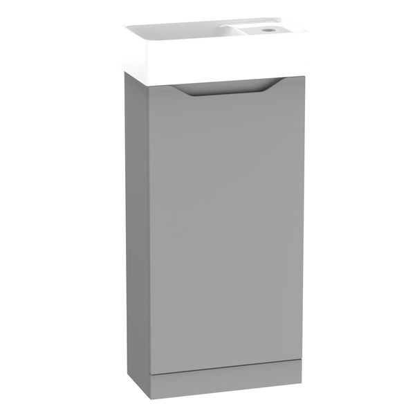 Tavistock Nimble Floorstanding Cloakroom Vanity Unit with Basin - 400 x 860mm - 1 Door