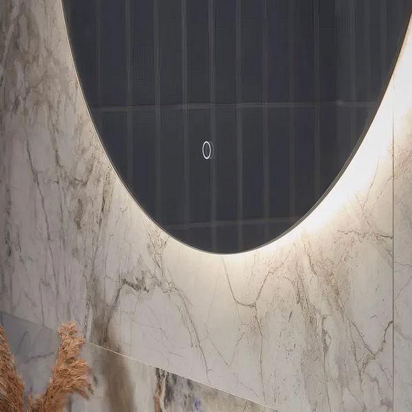 Alternate image of Tavistock Portal Round Dimmable LED Backlit Mirror with Demister Pad