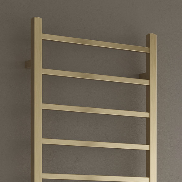 Alternate image of Reina Serena Straight Ladder Towel Rail - 500mm Wide - Mild Steel