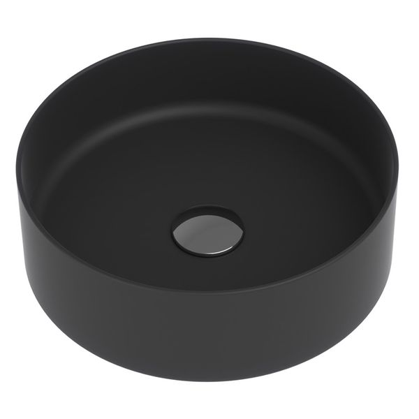 Additional image of Tavistock Fen Round Ceramic Countertop Basin - 355 x 355mm