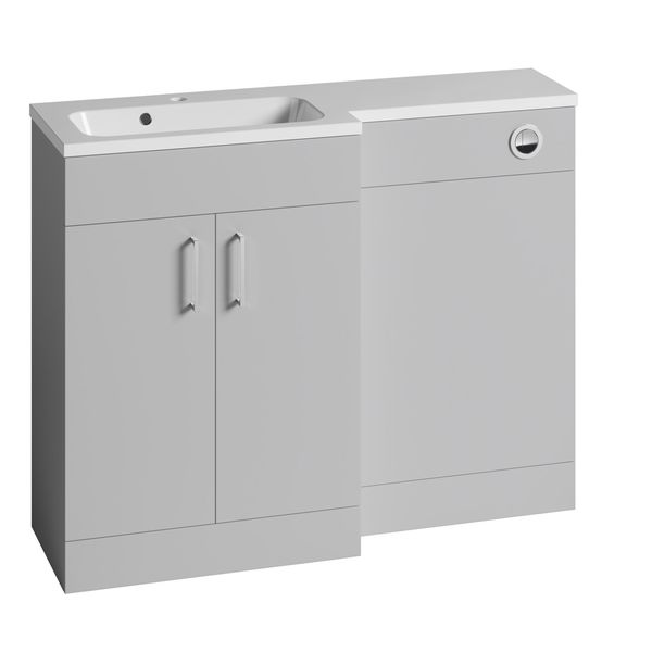 Alternate image of Tavistock Nexus Floorstanding Vanity Unit with Back To Wall Toilet Furniture - 2 Doors