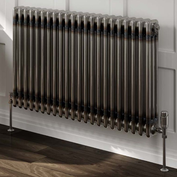 Alternate image of Reina Colona Horizontal 2 Column Traditional Radiator - Steel - 600mm High