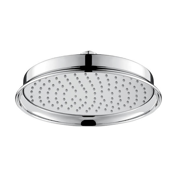 Flova Liberty Brass Round Rainshower Shower Head - 225mm