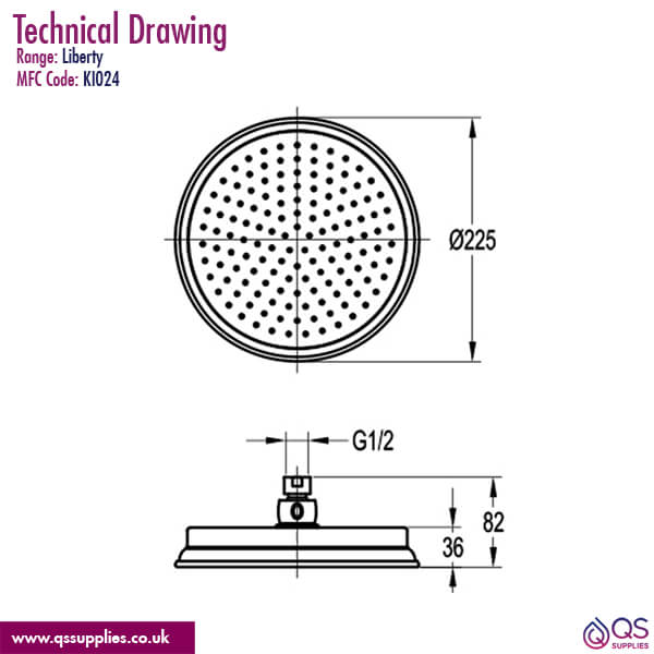 Technical drawing QS-V42534 / KI024