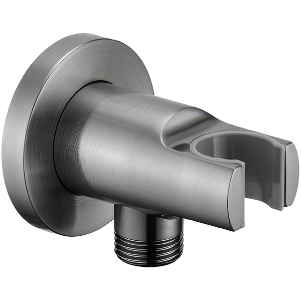 Alternate image of Flova Levo Round Wall Outlet Elbow With Shower Handset Holder