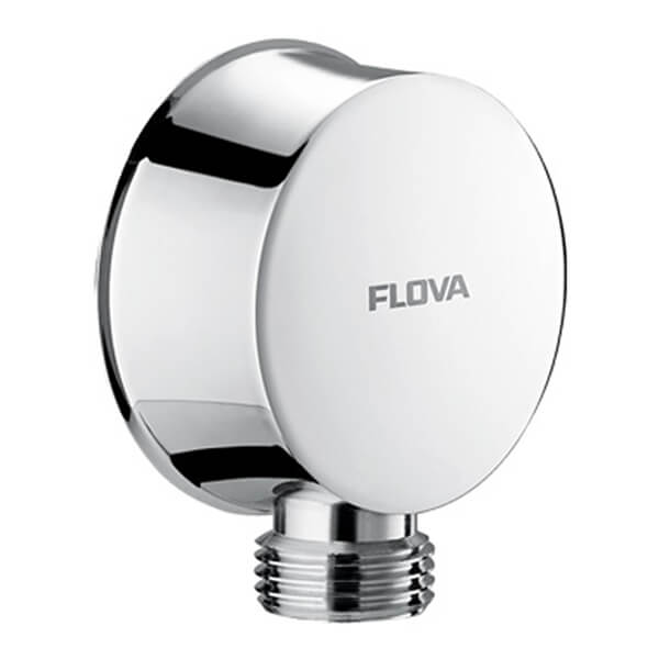 Flova Liberty Brass Round Wall Shower Outlet Elbow