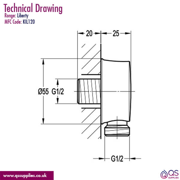 Technical drawing QS-V113597 / KIL120