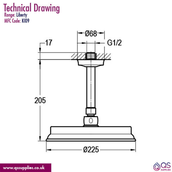 Technical drawing QS-V113596 / KI09