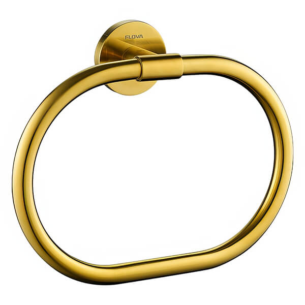 Alternate image of Flova Coco Contemporary Wall Mounted Guest Towel Ring