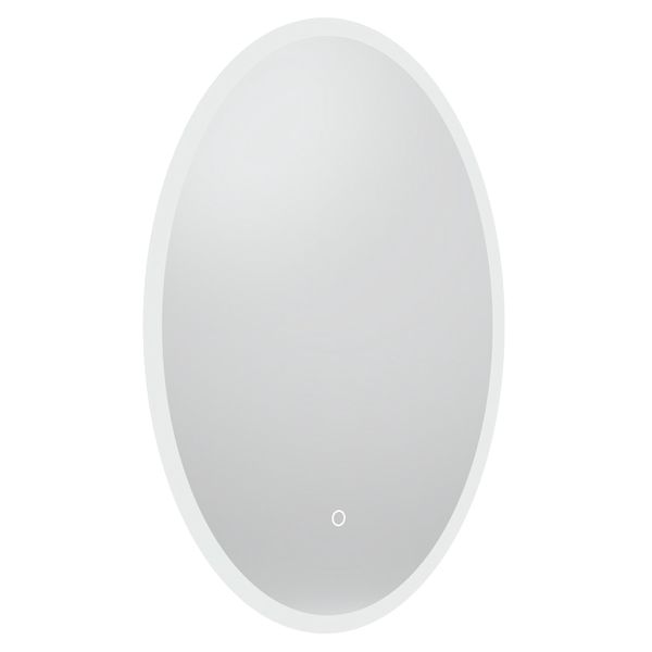 Tavistock Beta Oval Illuminated LED Borderlit Mirror with Demister Pad - 500 x 700mm