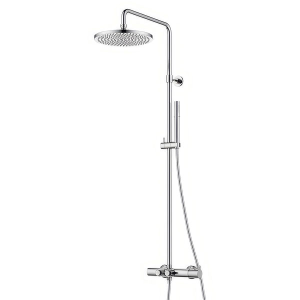 Flova Moonlight GoClick Exposed Thermostatic Shower Column - 2 Outlet