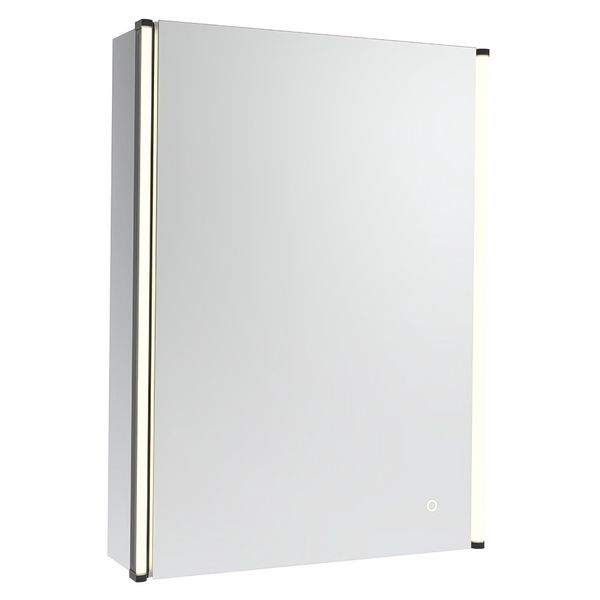 Tavistock Facade Illuminated Recessed Mirror Cabinet with Touch Sensor - 1 Door - 480 x 660mm