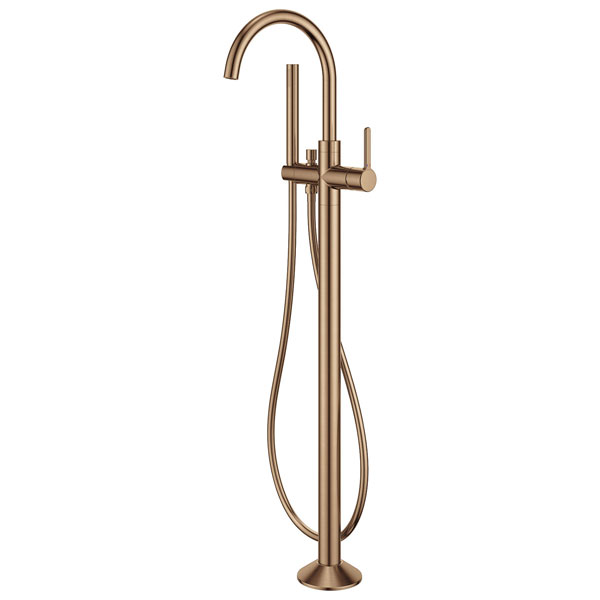 Alternate image of Flova Moonlight Floor-Standing Bath Shower Mixer Tap with Handset and Hose