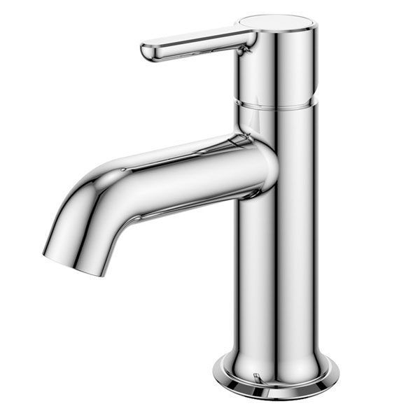 Flova Moonlight Deck Mounted Mono Basin Mixer Tap with Universal Clicker Waste - Lever Handle