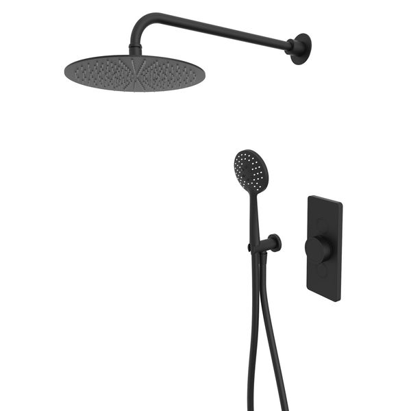 Additional image of Tavistock Axiom Dual Function Push Button Valve With Shower Head