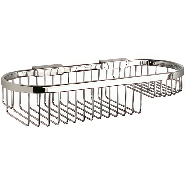 Alternate image of Miller Signature Wall Mounted Chrome Finish Oval Shower Basket