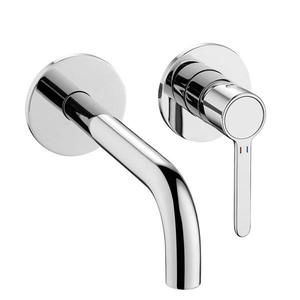 Flova Moonlight Wall Mounted 2-Hole Concealed Basin Or Bath Mixer Tap