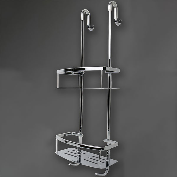 Miller Signature Chrome 2-Tier Shower Caddy - 235 x 650mm