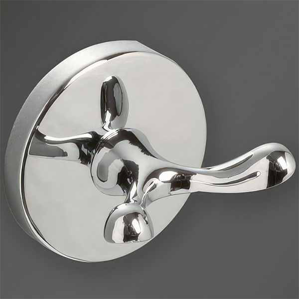 Alternate image of Miller Lily Wall Mounted Chrome Robe Hook - Single or Double
