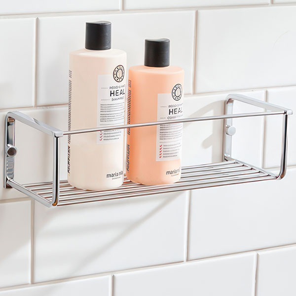 Miller Signature Contemporary Wall Mounted Shower Basket - Single or Double