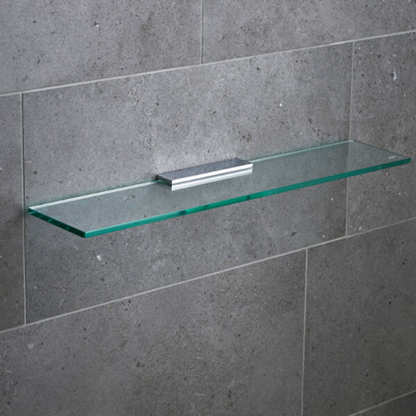 Alternate image of Miller Signature 8mm Clear Hardened Glass Shelf