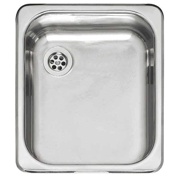 Reginox Stainless Steel Inset Kitchen Sink - 1 Bowl - 350 x 398mm